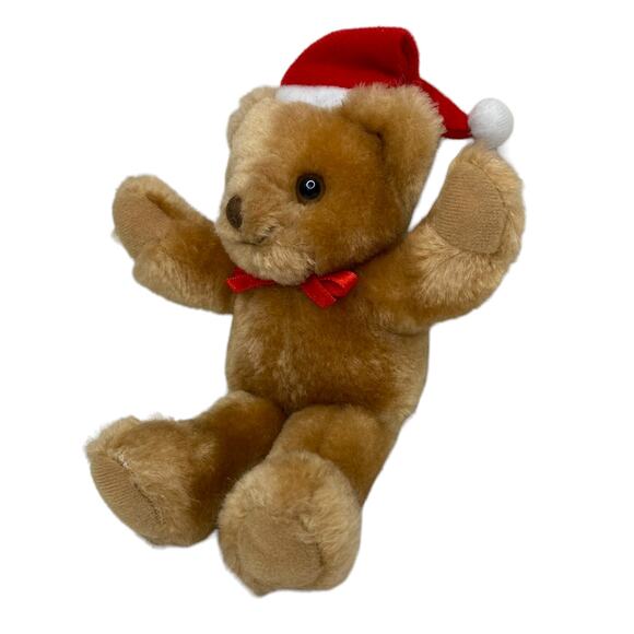 Christmas Teddy Bear Stuffed Animal Plush 7.5" - Picture 4 of 5